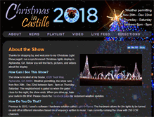 Tablet Screenshot of christmasincastille.com